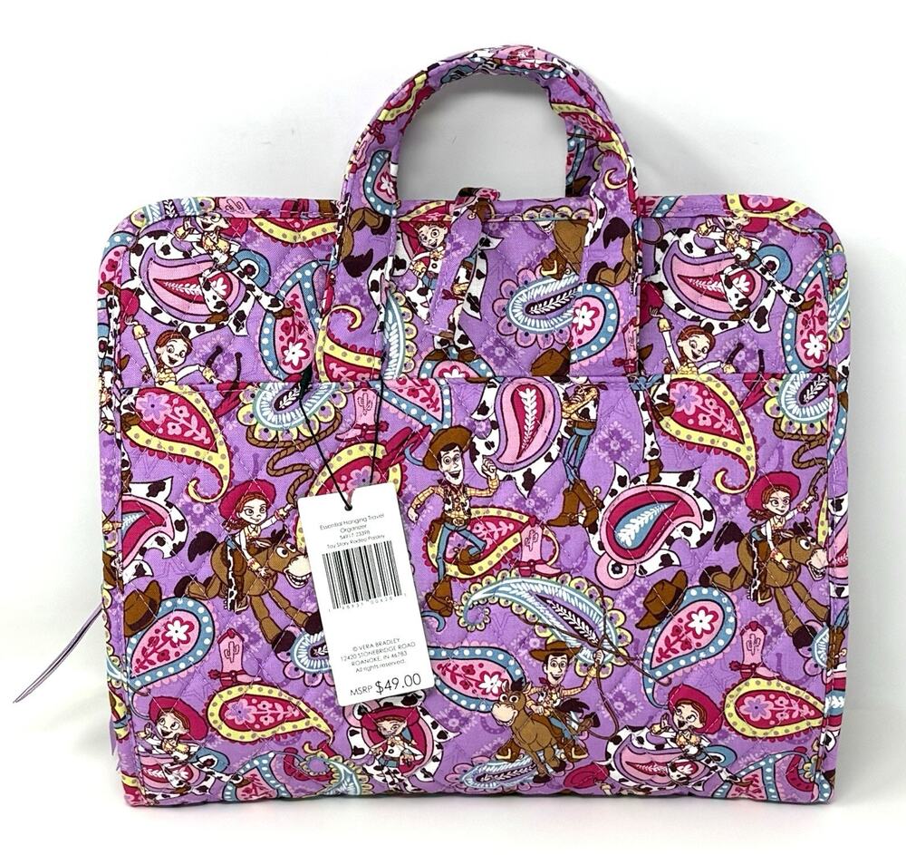 Vera Bradley Outlet Toy Story Rodeo Paisley Essential Hanging Travel Organizer